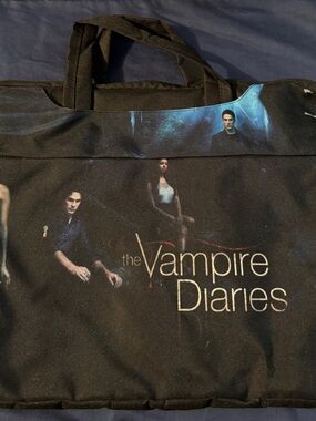 The Vampire Diaries Laptop Bag Tablet Case TV Show Tote Black